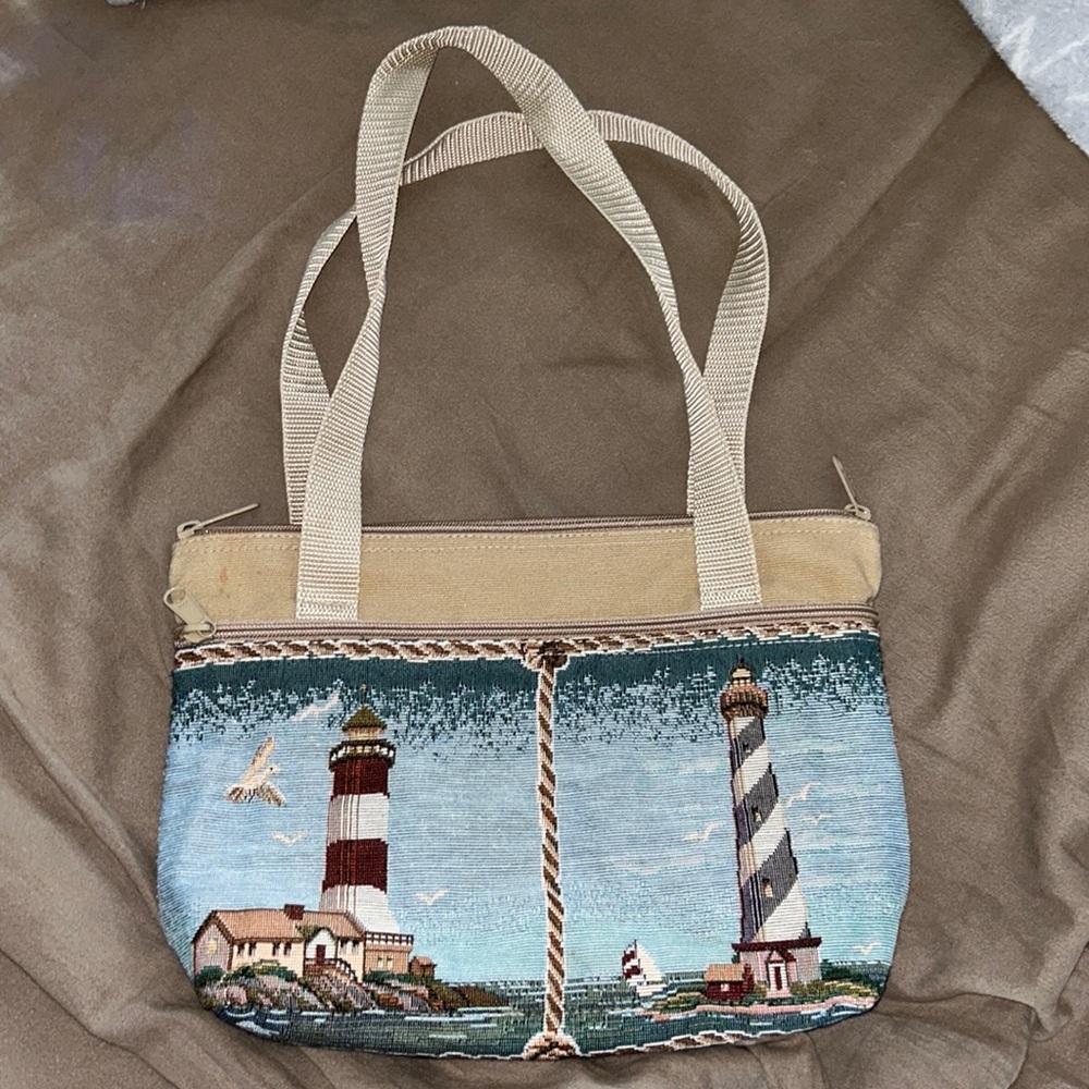 Lighthouse Printed Mini Bag